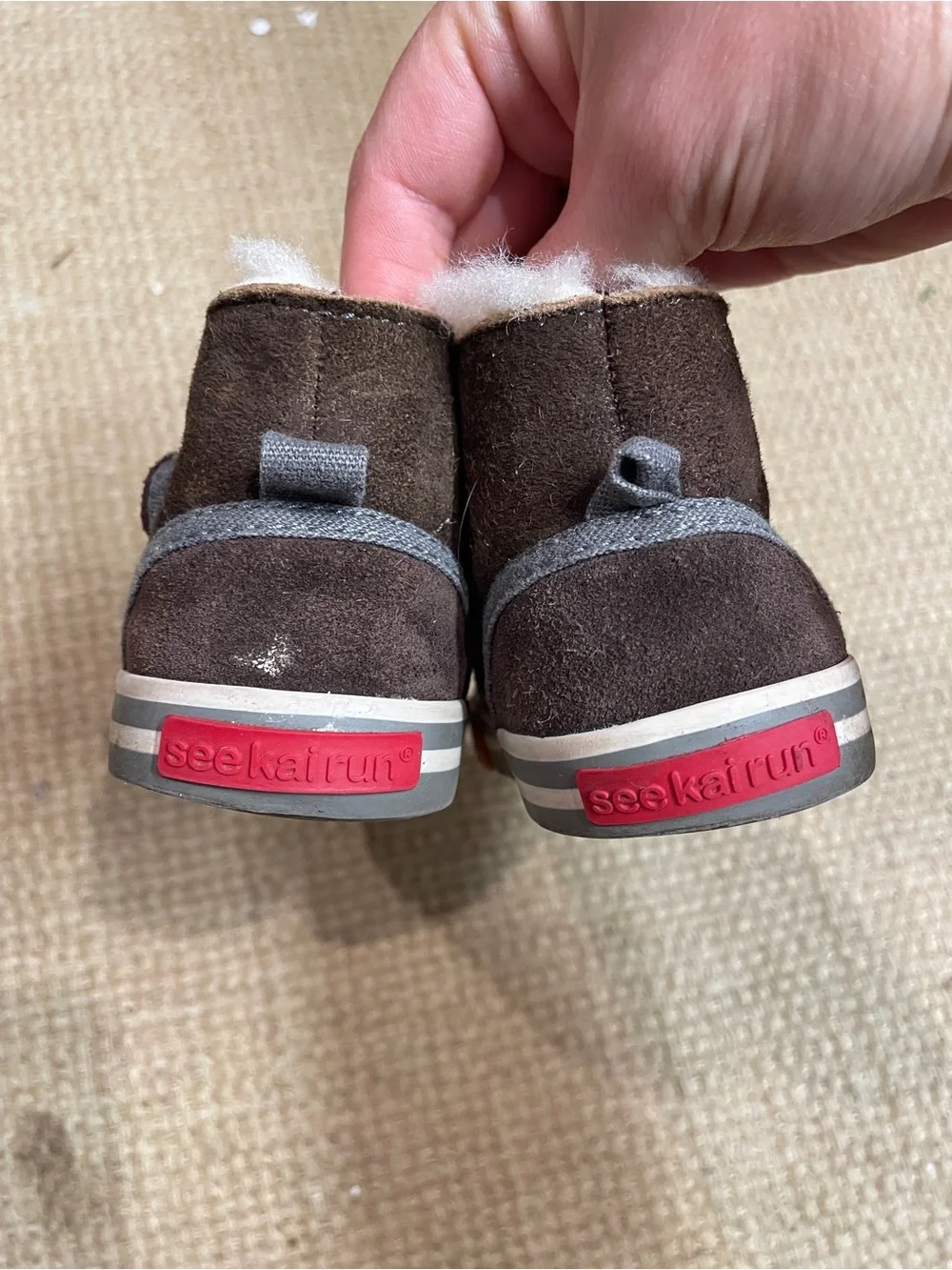 See Kai Run Devon Genuine Shearling Lined Sneaker 5